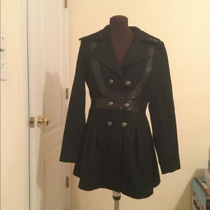 Wool Winter coat with loads of detail